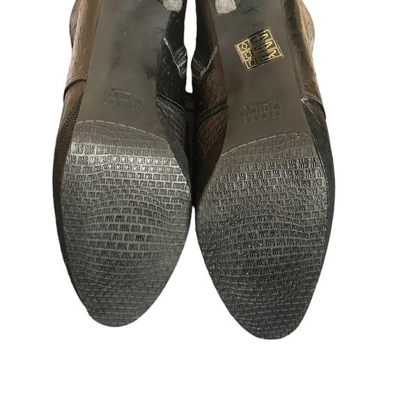 Stuart Weitzman Black melange ankle booties size 7.5M - Picture 8 of 12